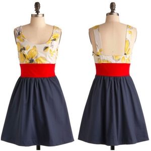 ModCloth "Lemonade at Lunch" Dress